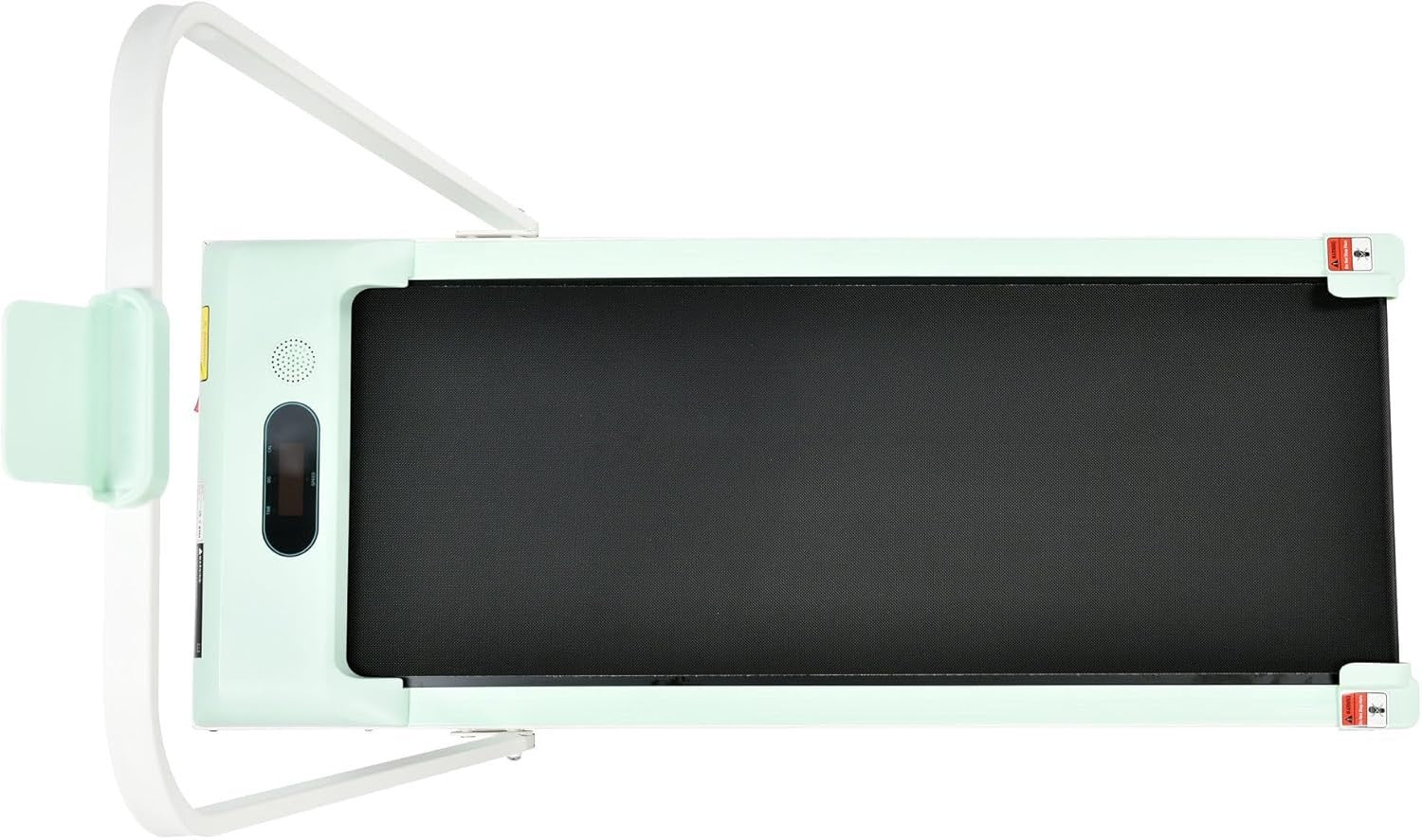 Foldable Under Desk Treadmill 2 - in - 1 LED Display Bluetooth Green - Kwikley