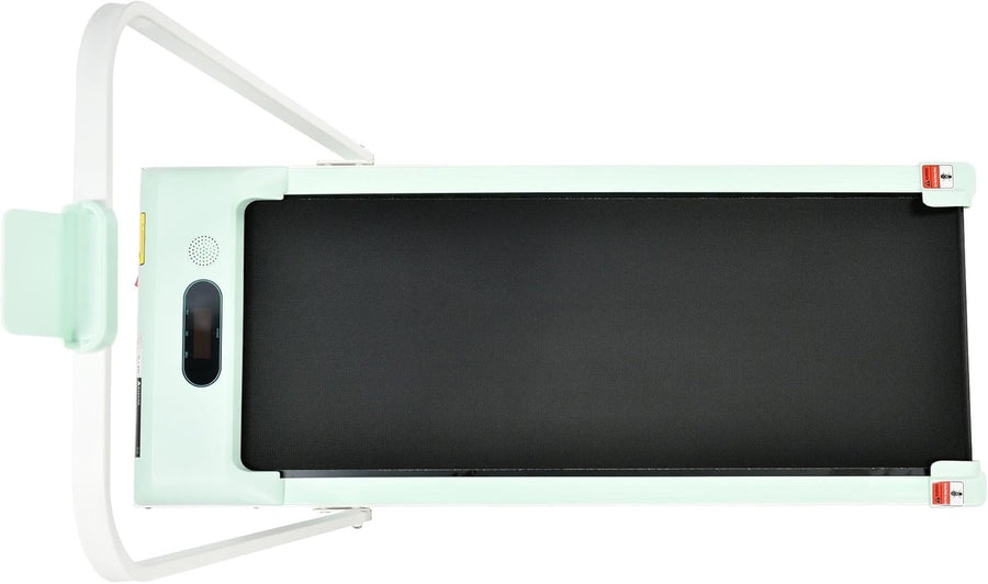 Foldable Under Desk Treadmill 2 - in - 1 LED Display Bluetooth Green - Kwikley