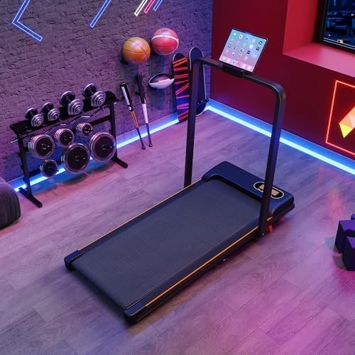 Foldable Under Desk Treadmill 2 - in - 1 Walking Jogging Running Machine - Kwikley