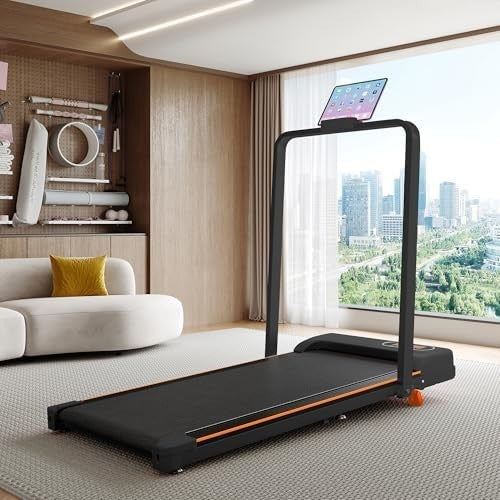 Foldable Under Desk Treadmill 2 - in - 1 Walking Jogging Running Machine - Kwikley