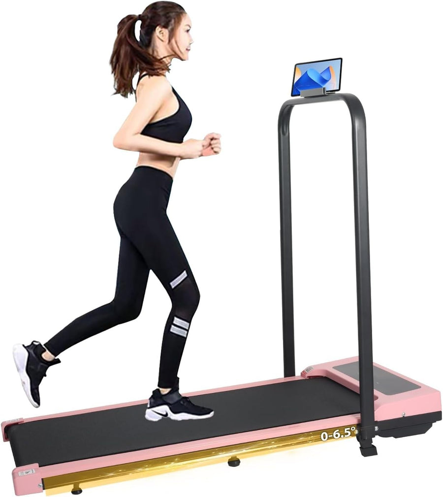 Foldable Under Desk Treadmill with Incline, App Control & Bluetooth Music - Kwikley