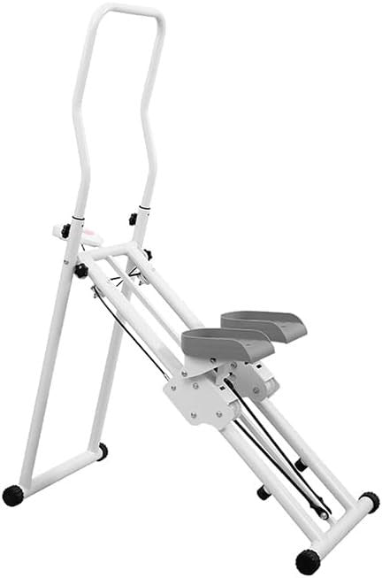 Foldable Vertical Climber for Home w/ LCD Monitor, Adjustable Handles & Pedals - Kwikley
