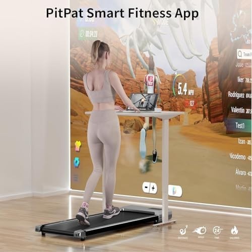 Foldable Walking Pad 2.5HP Under Desk Treadmill App Control Quiet 136kg Capacity - Kwikley