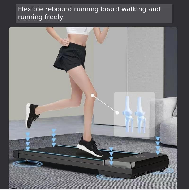 Foldable Walking Pad 2HP Slim Under Desk Treadmill 6km/h Compact Portable Home - Kwikley