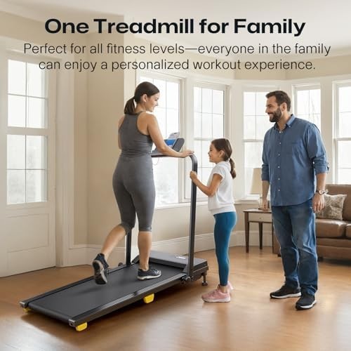 Foldable Walking Pad 9% Incline 10km/h Under Desk Treadmill Quiet Motor HIIT - Kwikley