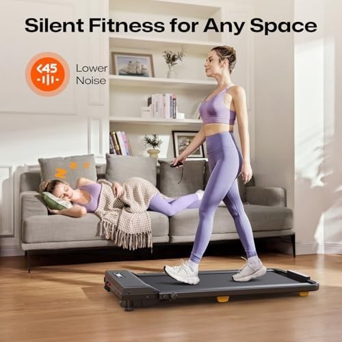 Foldable Walking Pad 9% Incline 10km/h Under Desk Treadmill Quiet Motor HIIT - Kwikley