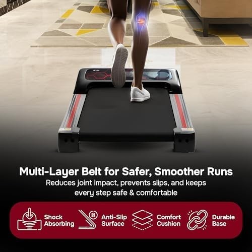 Foldable Walking Pad Treadmill 12km/h Incline with Remote & Ankle Weights - Kwikley