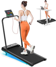 Foldable Walking Pad Treadmill 2.5HP 8km/h Incline Under Desk Compact - Kwikley