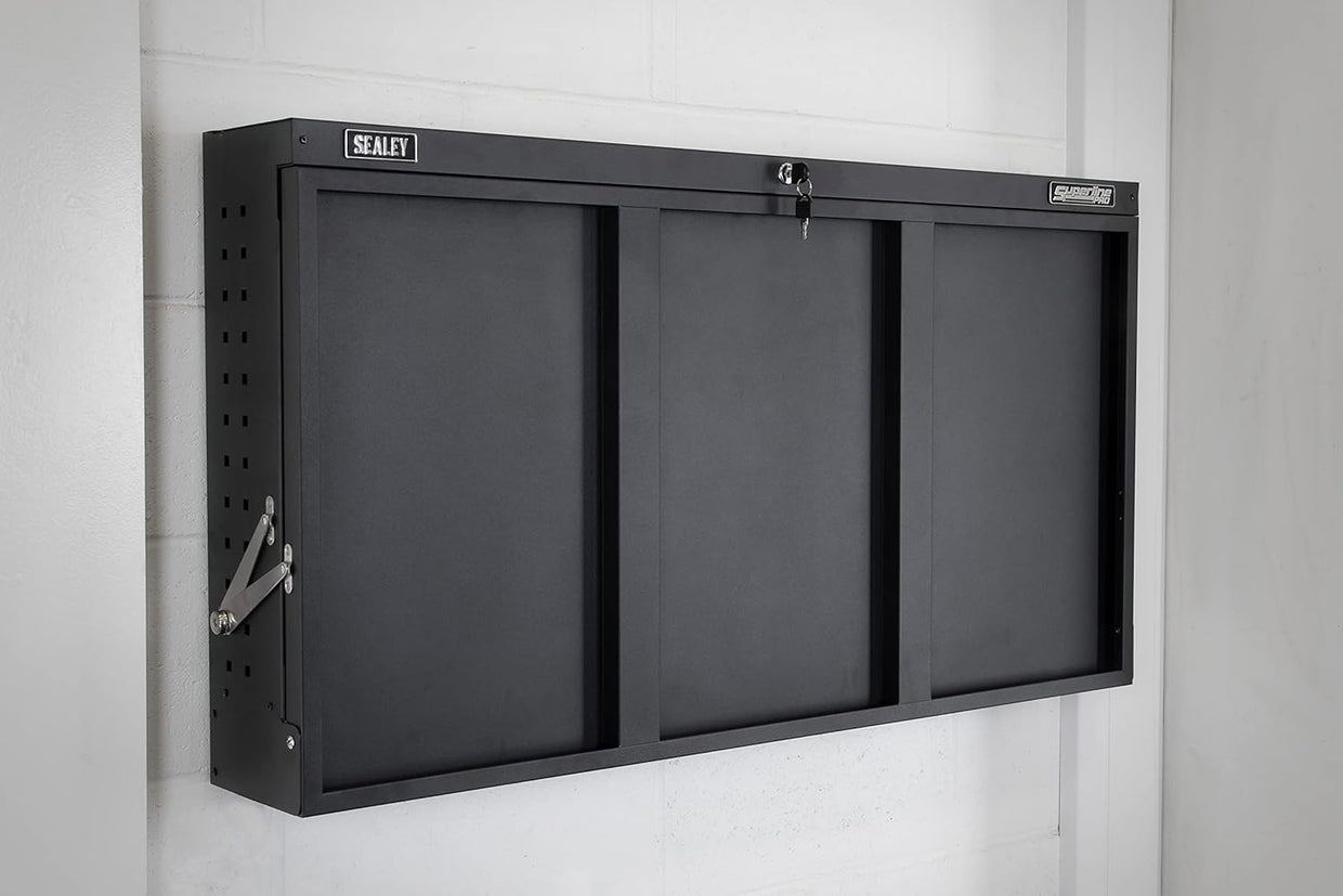 Foldable Wall Mounted Workbench 1100mm Heavy Duty 100kg Pegboard Tool Station - Kwikley