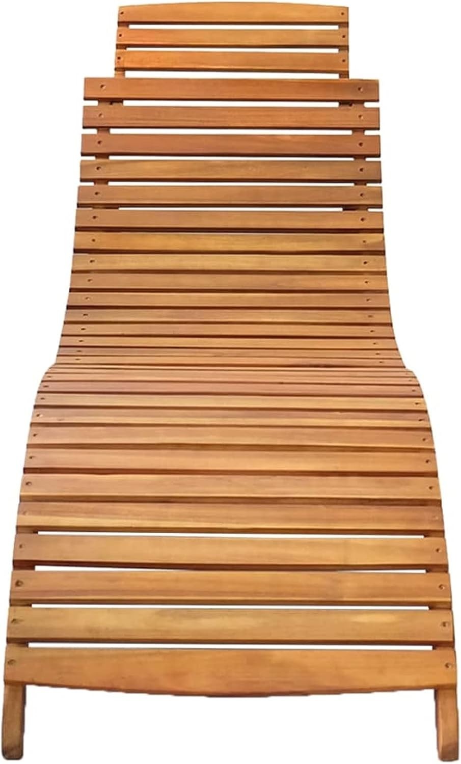 Foldable Wooden Sun Loungers Set – Waterproof Acacia Patio Daybeds 2pcs - Kwikley