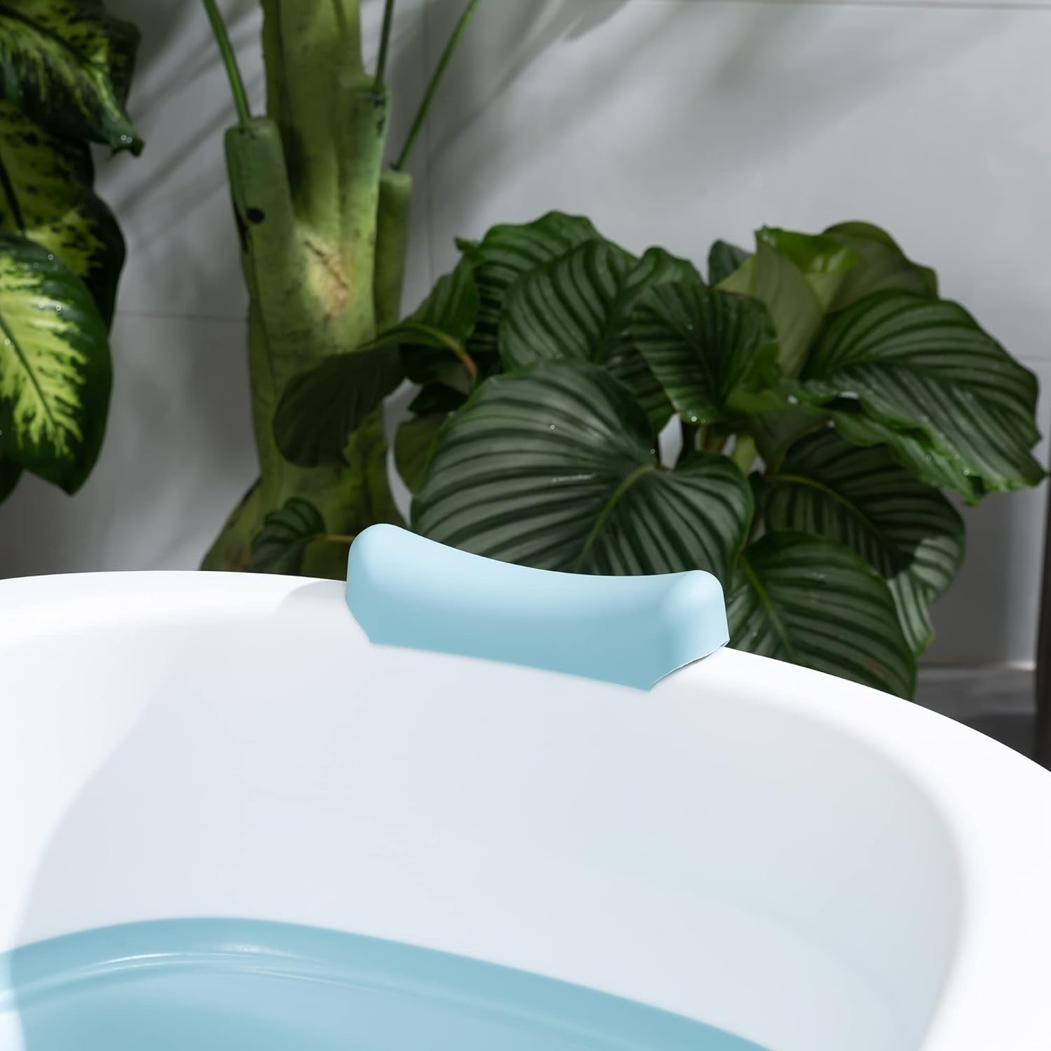 Folding Adult Bathtub 117x61x53cm Blue Portable Ice & Hot Bath Freestanding - Kwikley