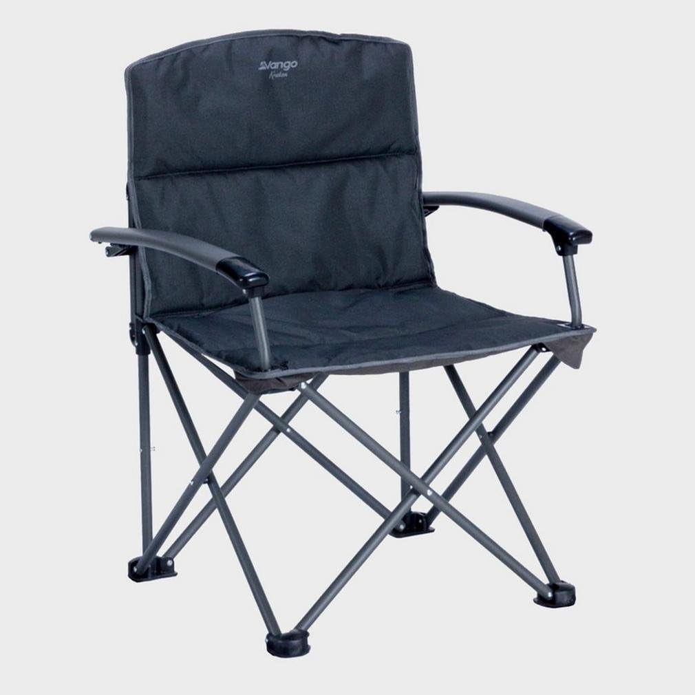 Folding Camping Chair Portable Outdoor Seat with Armrest & Durable Steel Frame - Kwikley