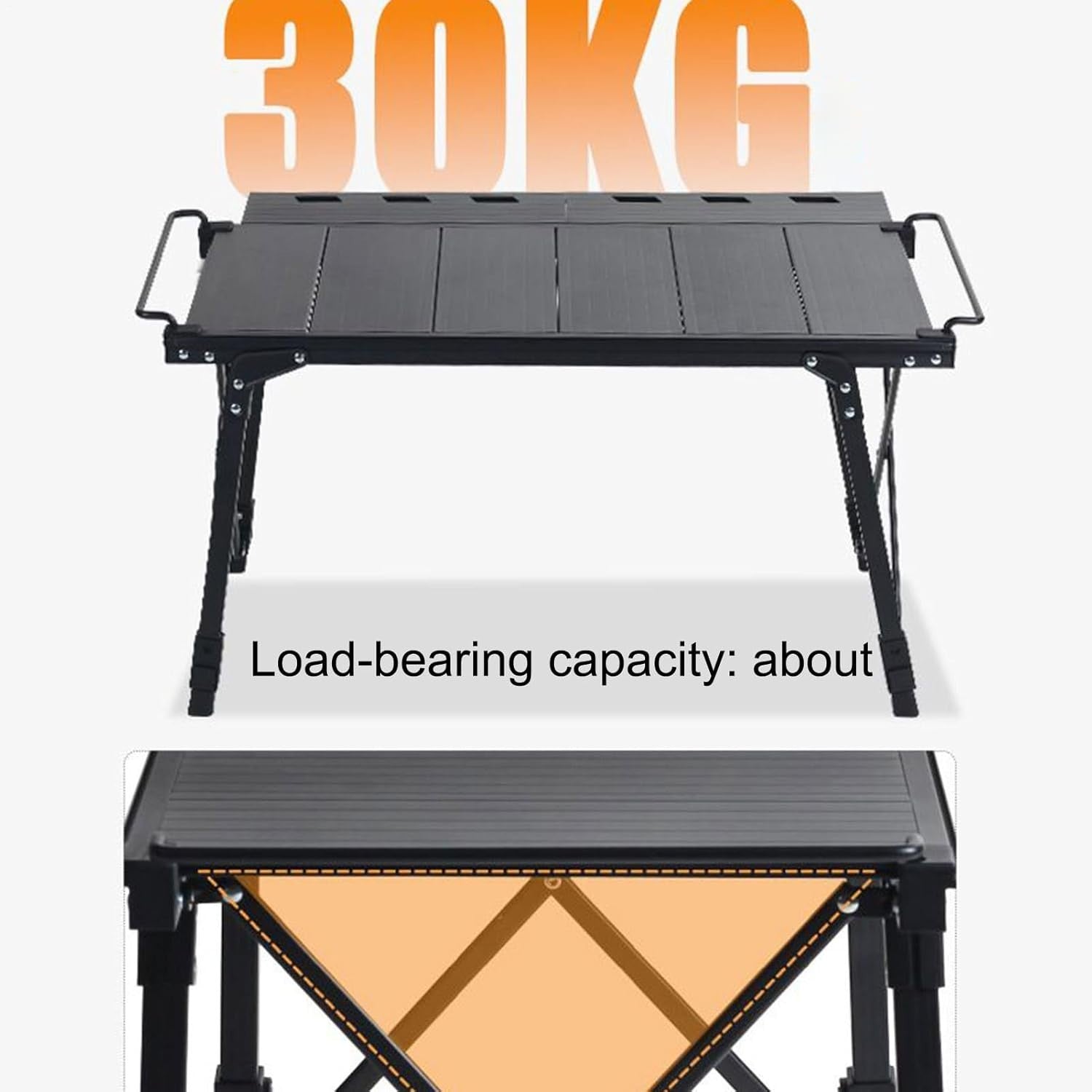 Folding Camping Table BBQ Outdoor Cook Station Lightweight Waterproof - Kwikley
