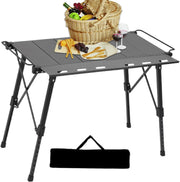Folding Camping Table Lightweight Picnic BBQ Table Outdoor Stable Setup - Kwikley