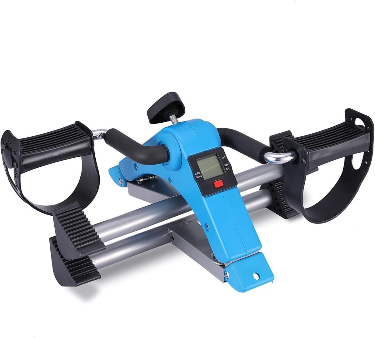 Folding Electric Pedal Exerciser LCD Seated Rehab Arm Leg - Kwikley