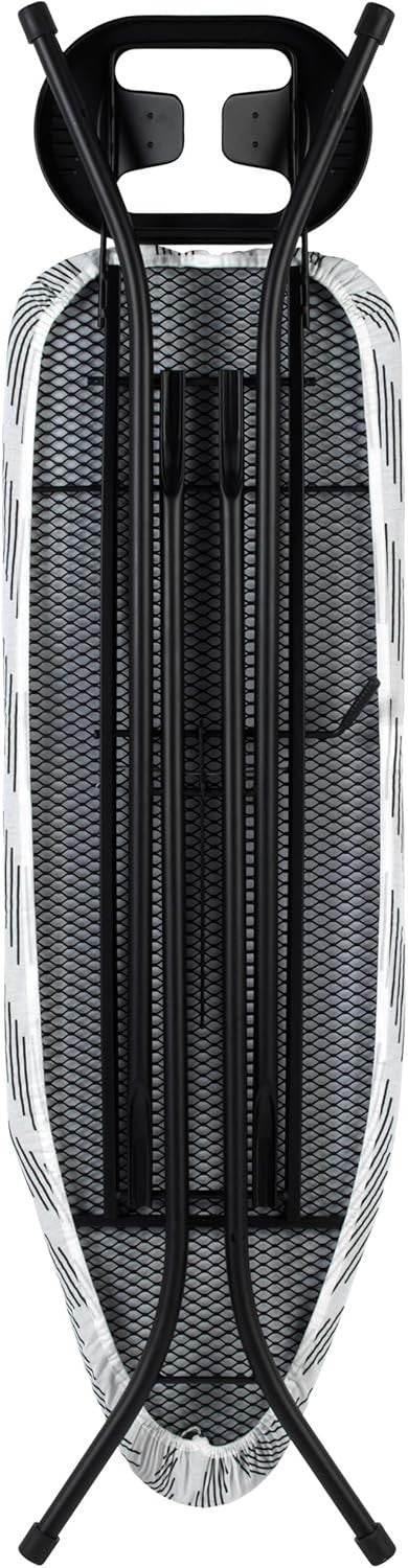 Folding Ironing Board 115x36cm Adjustable Height Compact Lightweight Table - Kwikley