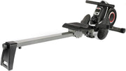 Folding Magnetic Rowing Machine 10 - Level Quiet Belt Rower LCD Home Gym 100KG - Kwikley