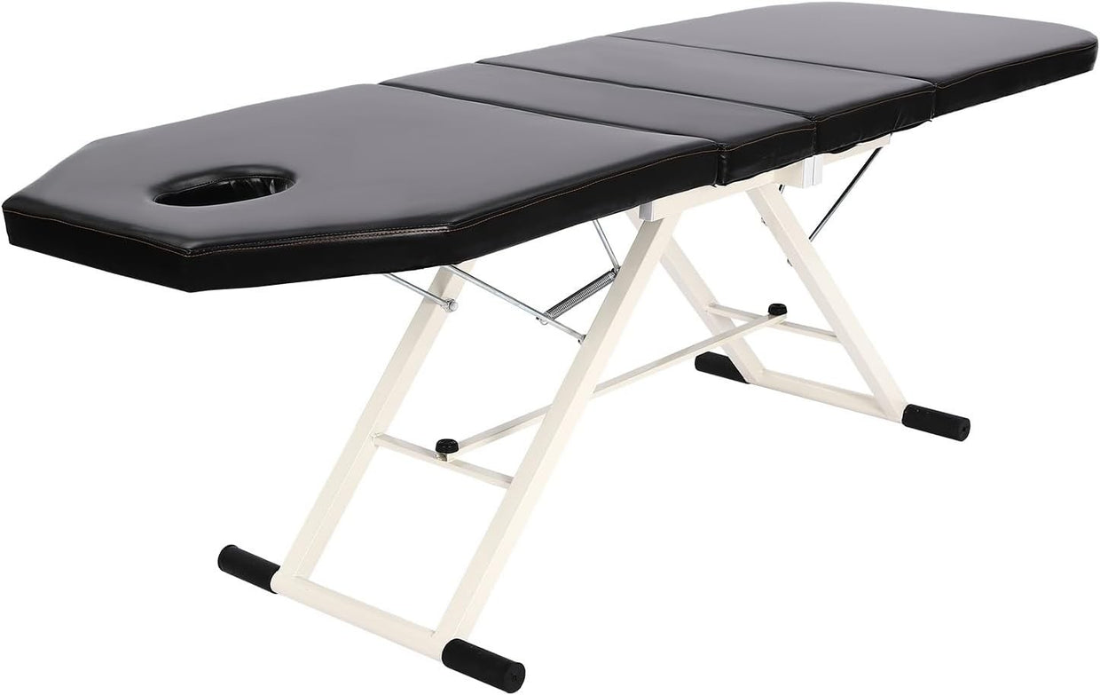 Folding Massage Table Portable Adjustable Beauty Therapy Bed With Headrest - Kwikley