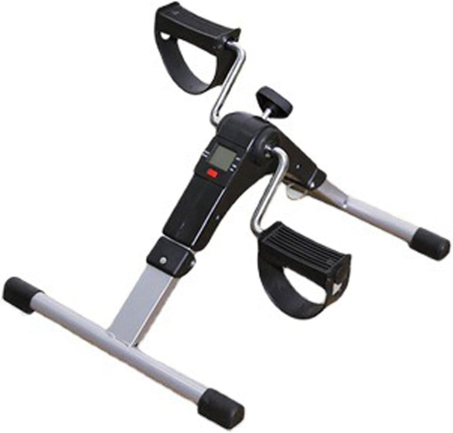Folding Mini Pedal Bike LCD Adjustable Resistance Arm Leg Trainer - Kwikley