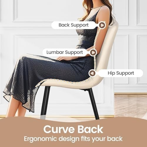 Folding Round Dining Table with 4 PU Leather Chairs Concrete Effect Space - Saving - Kwikley