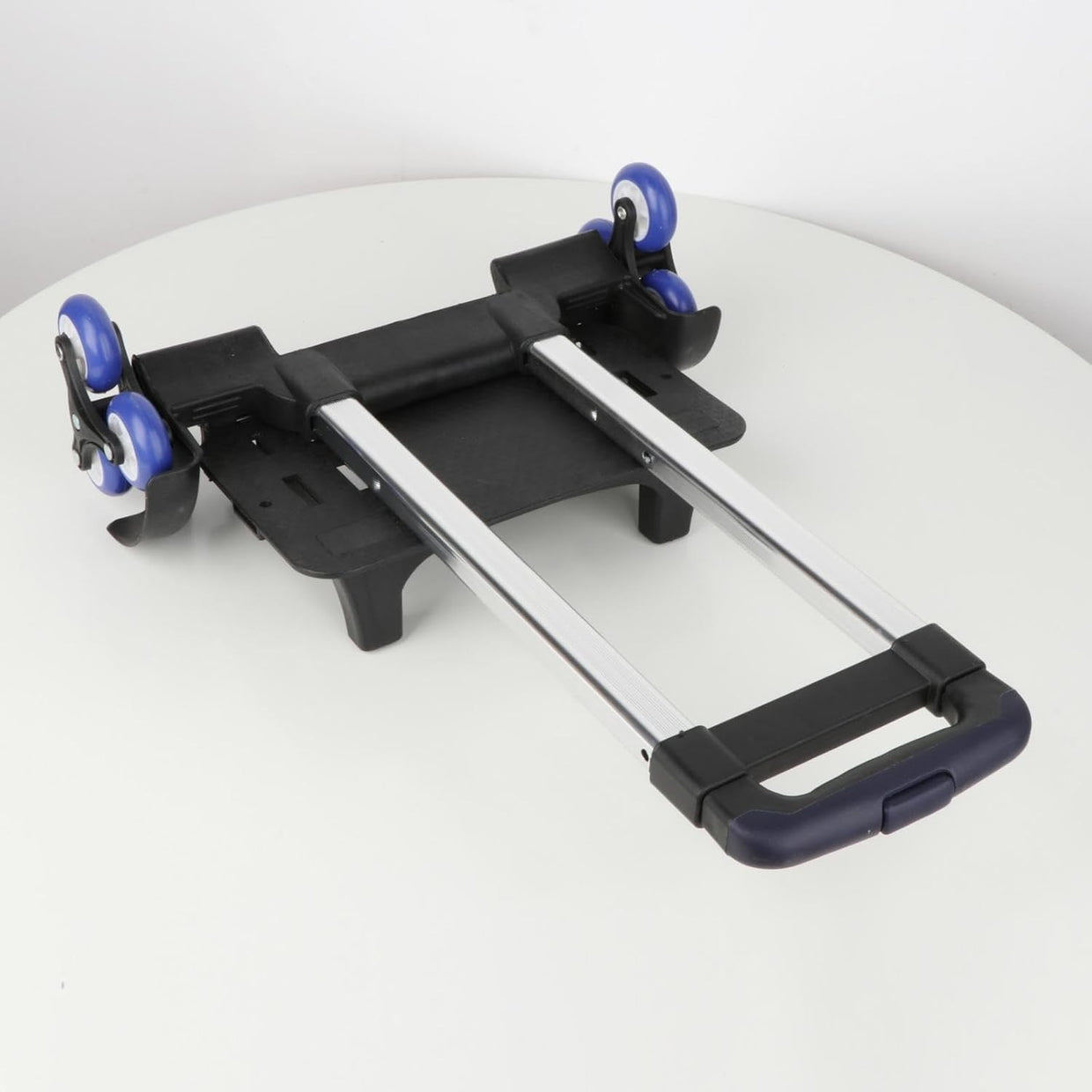 Folding Stair Climber Hand Truck 6 - Wheel Aluminium Trolley Lightweight Black - Kwikley