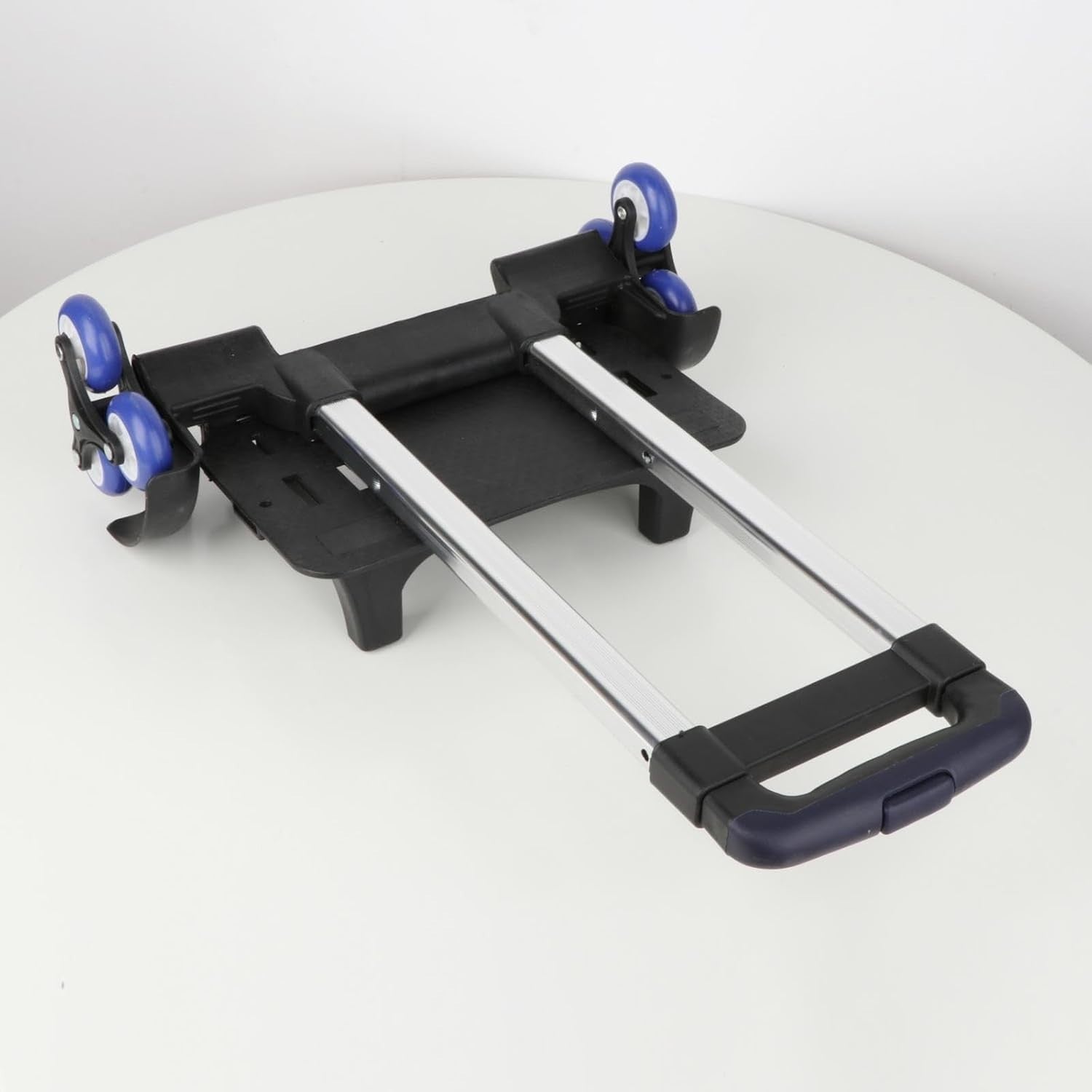 Folding Stair Climber Hand Truck 6 - Wheel Aluminium Trolley Lightweight Black - Kwikley