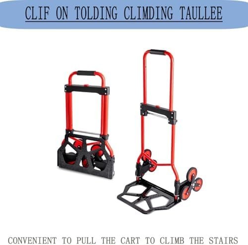 Folding Stair Climbing Hand Truck 80kg Lightweight Sack Barrow - Kwikley