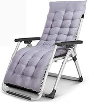 Folding Sun Lounger Chair Recliner w/ Cushion 160° Adjustable – 440lbs - Kwikley