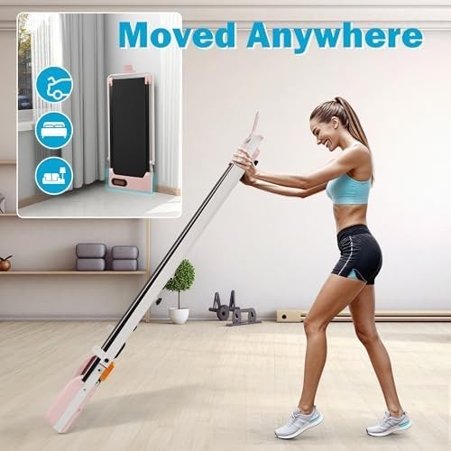 Folding Treadmill 2 - in - 1 Walking Jogging Running Machine for Home - Kwikley