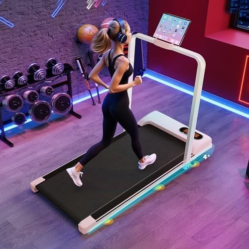 Folding Treadmill 2 - in - 1 Walking Jogging Running Machine for Home - Kwikley