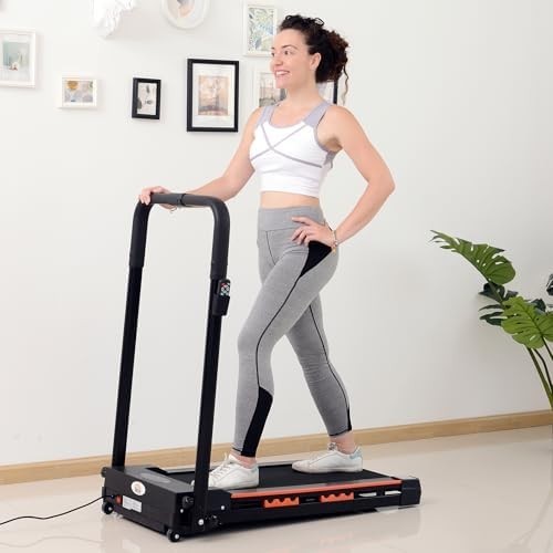Folding Treadmill Walking Pad 1 - 6km/h Home Office Compact Exercise Machine - Kwikley