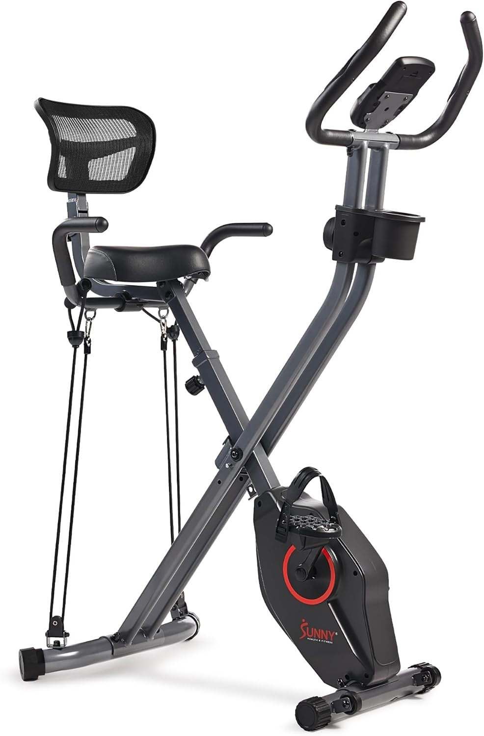 Folding X - Bike with 14 - Level Magnetic Resistance Smart Bluetooth Fitness Cycle - Kwikley