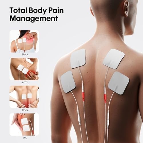 Foot Massager EMS TENS Pain Relief Circulation Machine 99 Intensities 15 Modes - Kwikley