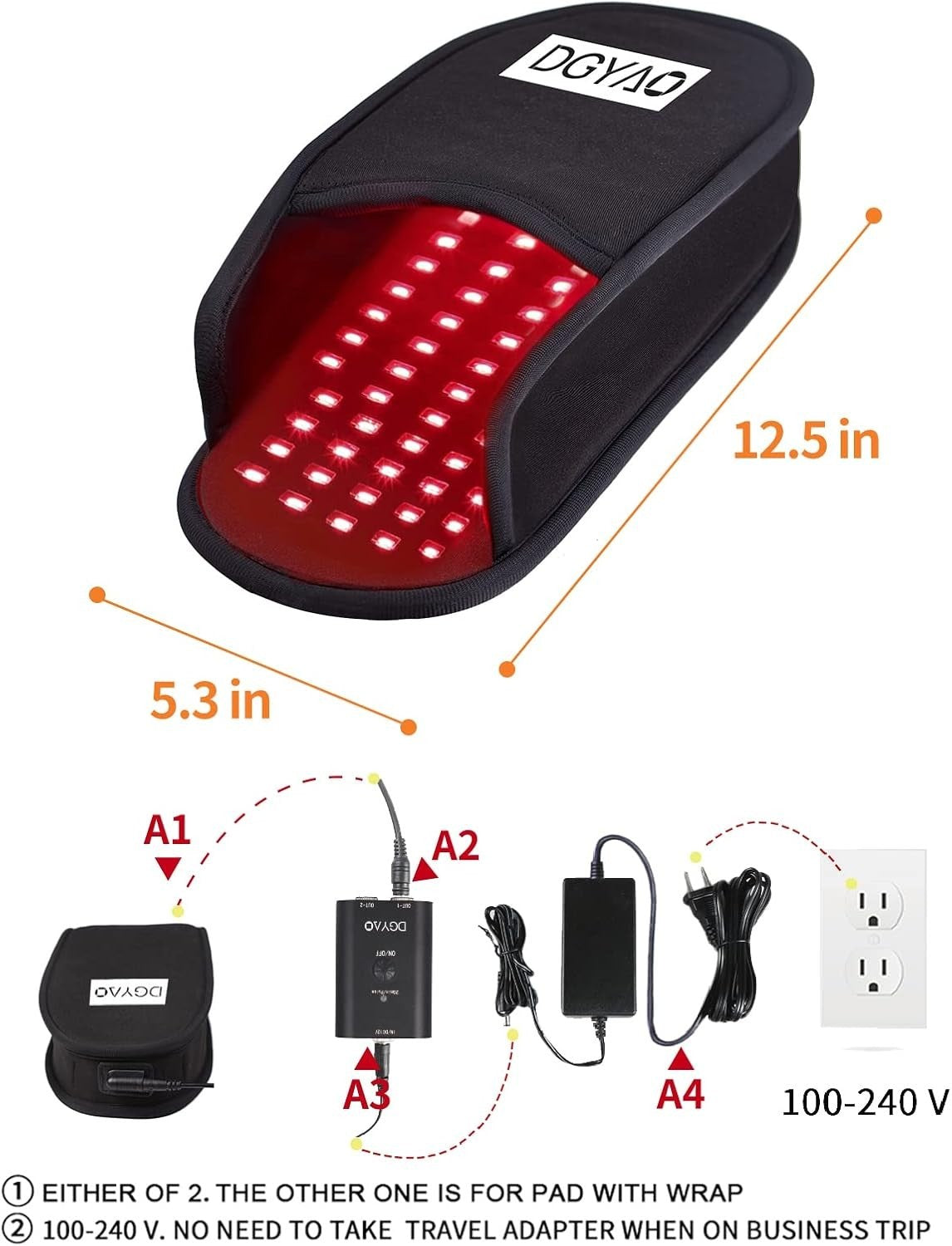 Foot & Toe Massage Slippers with Auto - Off, Heat & Comfort Fit for Home Use - Kwikley