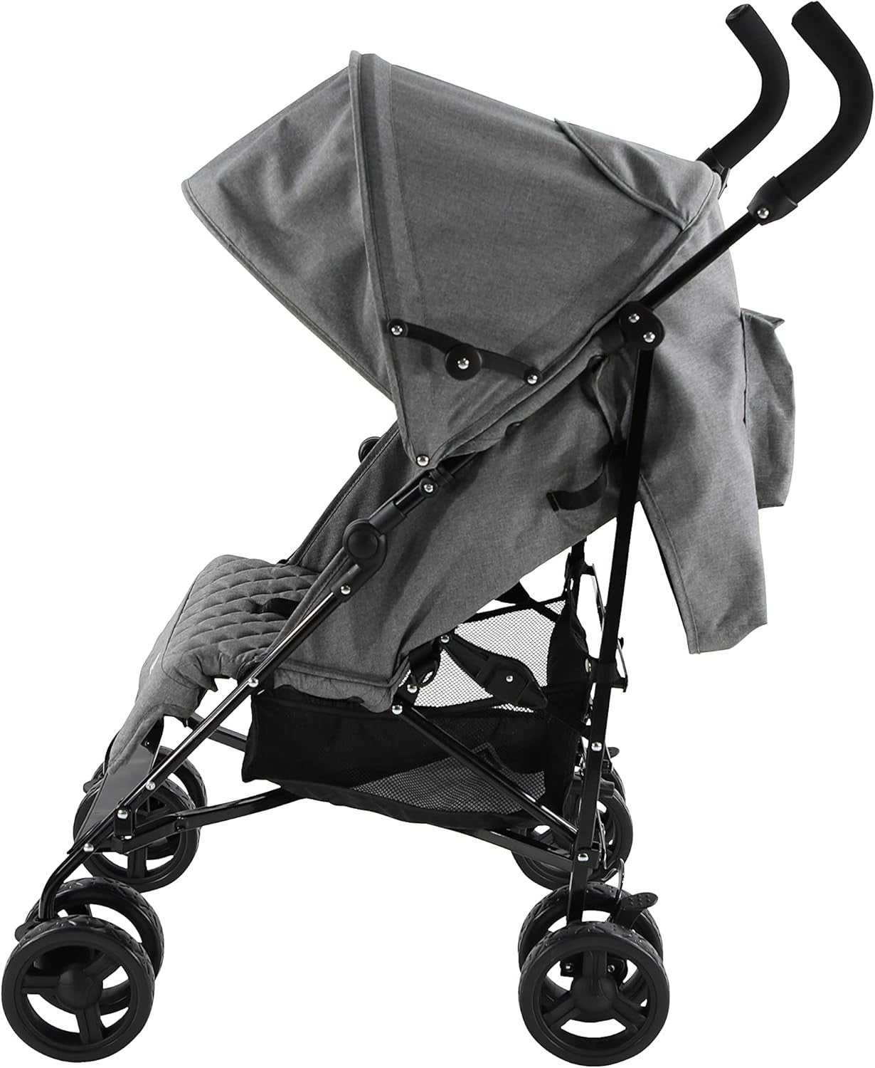 From Birth Pram Pushchair 15kg, Wide Seat, Multi Recline, Raincover - Kwikley