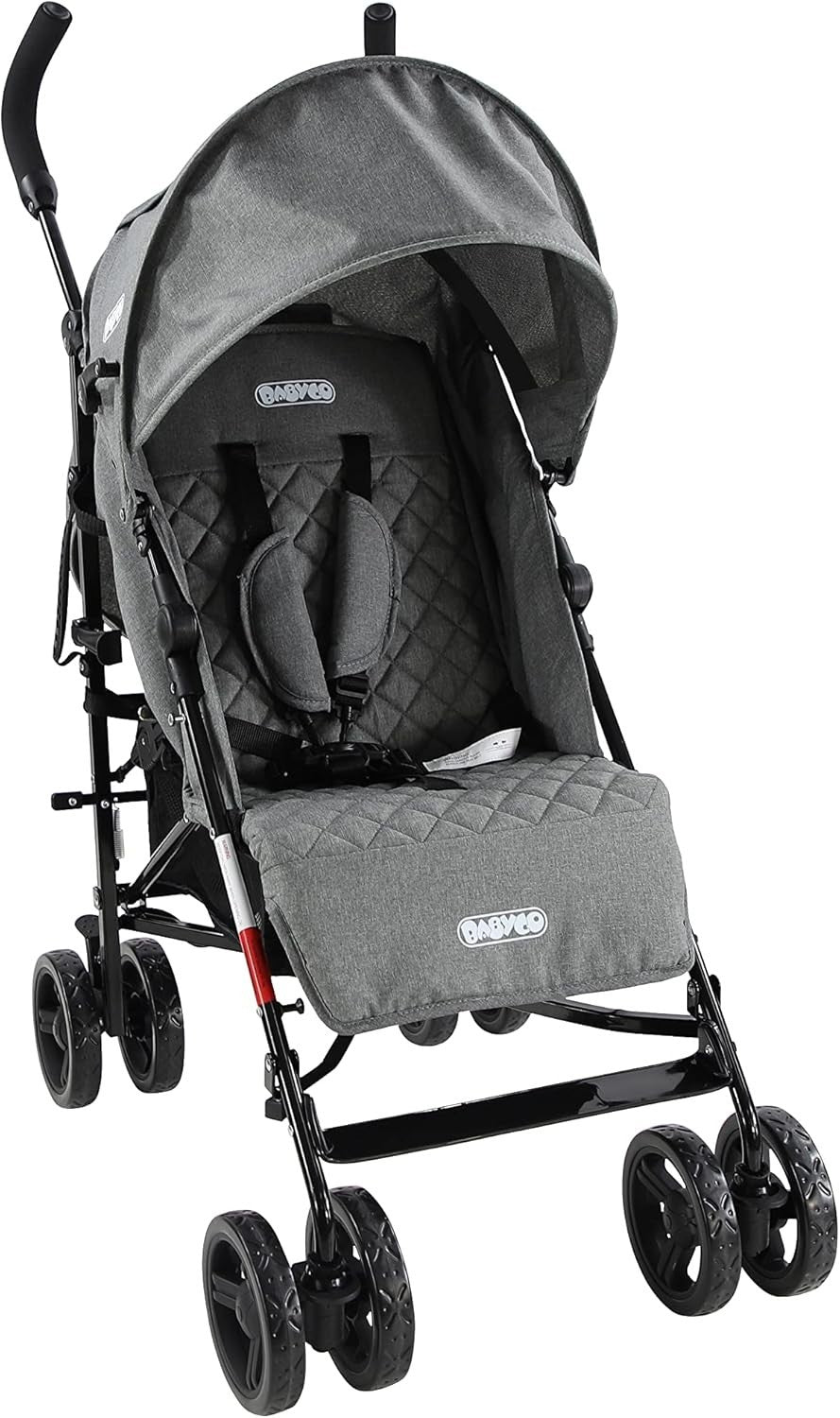 From Birth Pram Pushchair 15kg, Wide Seat, Multi Recline, Raincover - Kwikley