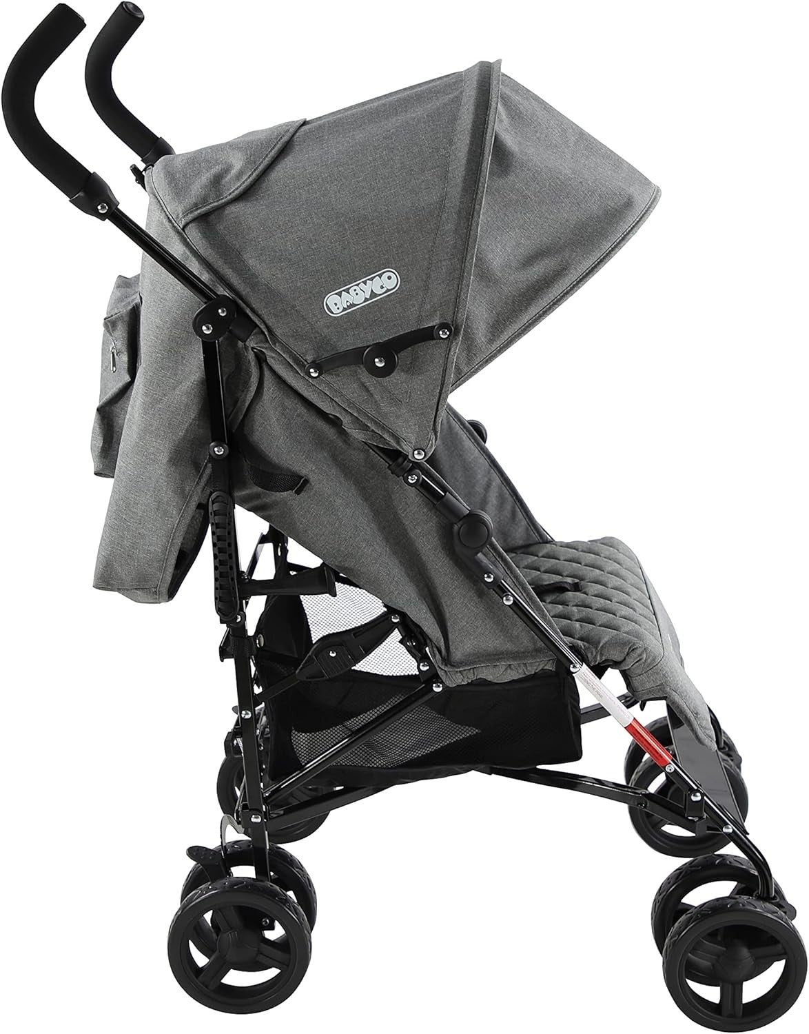 From Birth Pram Pushchair 15kg, Wide Seat, Multi Recline, Raincover - Kwikley