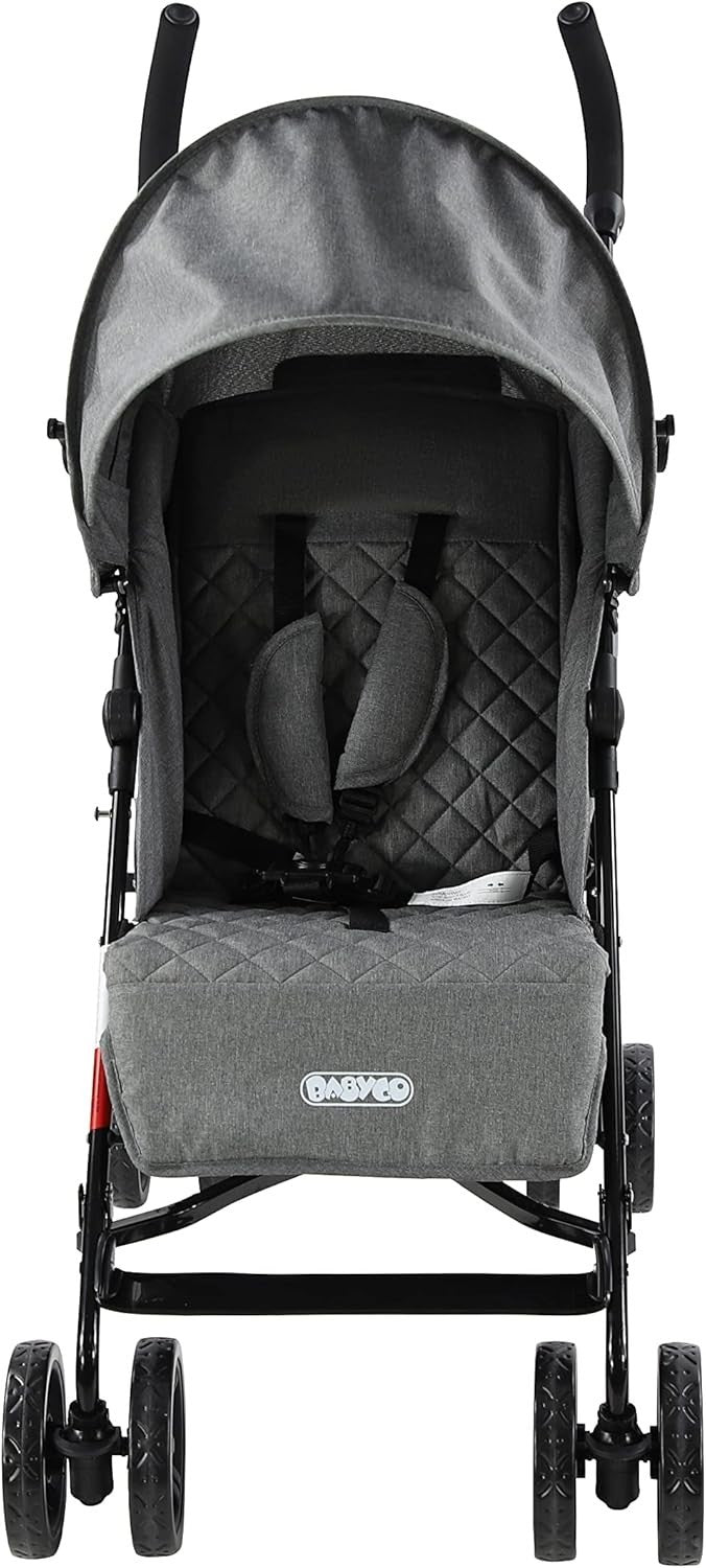 From Birth Pram Pushchair 15kg, Wide Seat, Multi Recline, Raincover - Kwikley