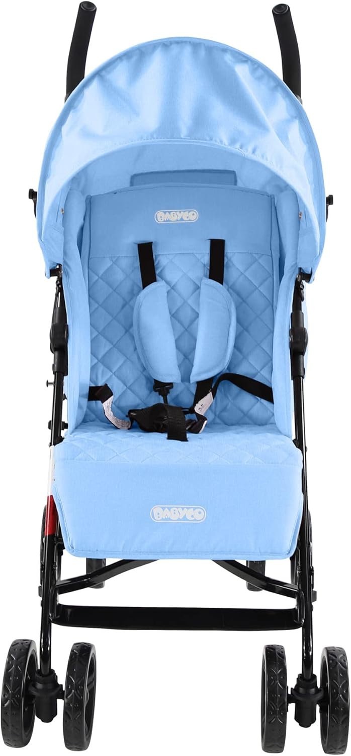 From Birth Pram Pushchair 15kg, Wide Seat, Recline, Raincover - Kwikley
