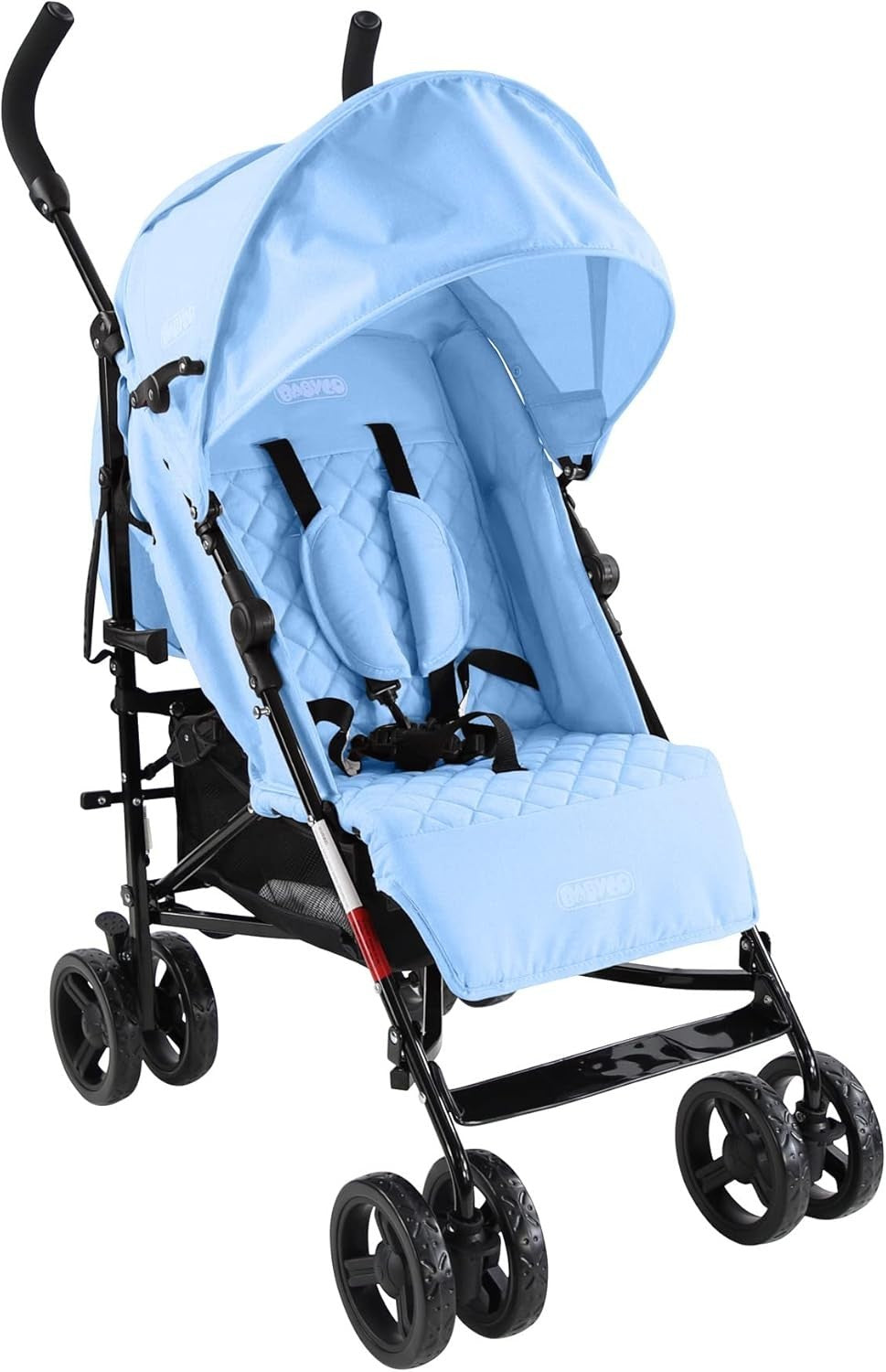 From Birth Pram Pushchair 15kg, Wide Seat, Recline, Raincover - Kwikley