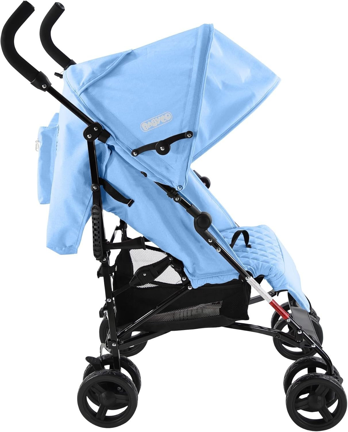From Birth Pram Pushchair 15kg, Wide Seat, Recline, Raincover - Kwikley