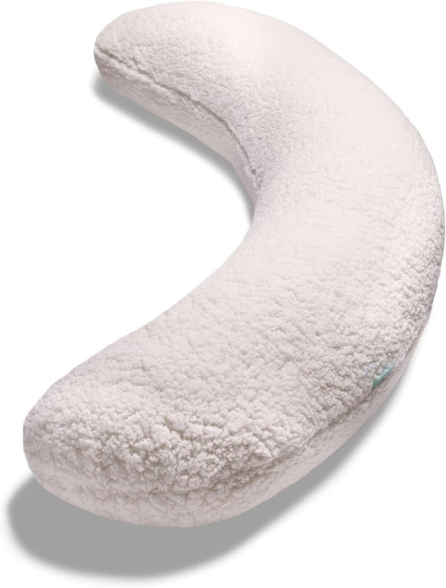 Full Body Pregnancy Pillow Sherpa Fleece Back & Side Sleep Support - Kwikley