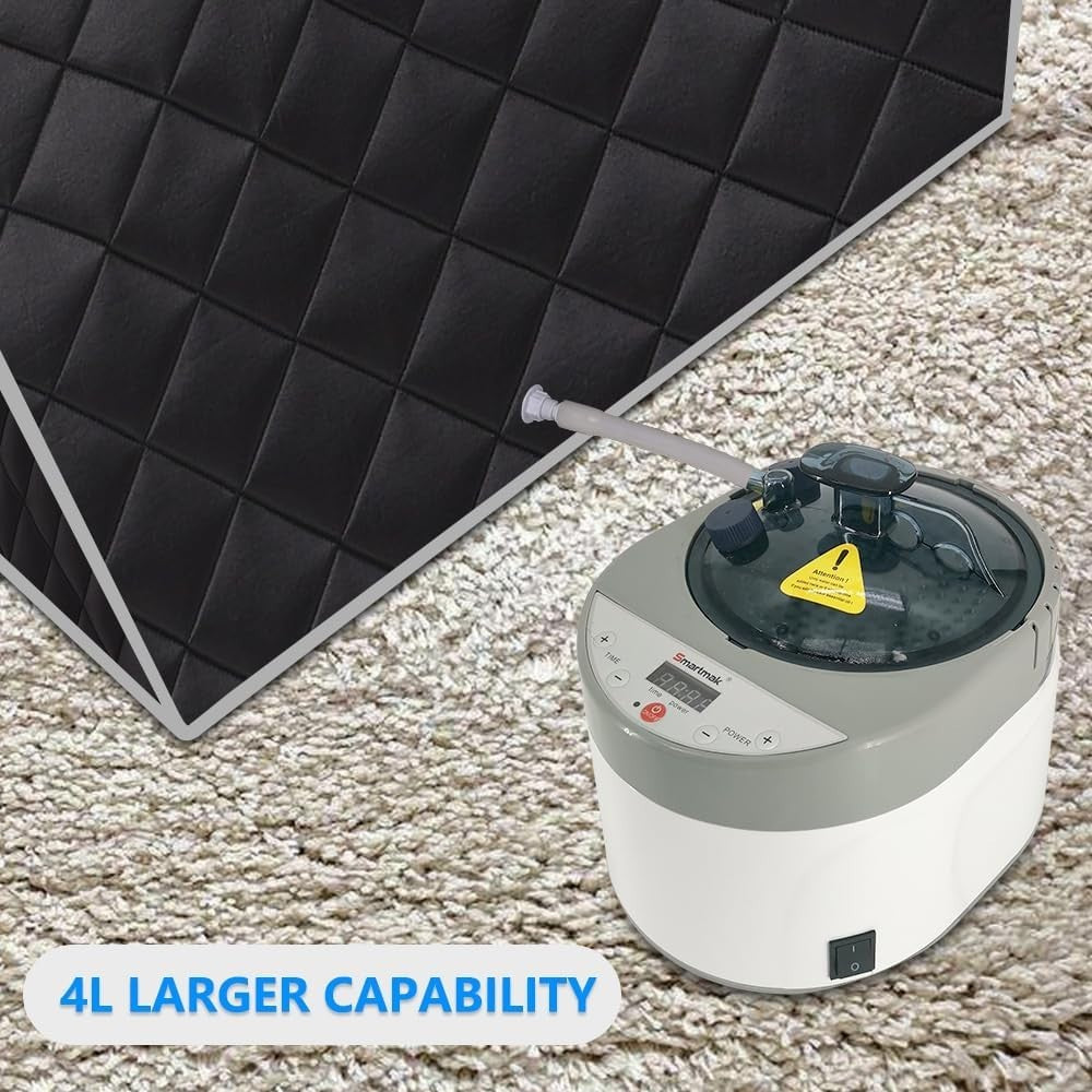 Full Size Portable Steam Sauna Home Spa 4L Fast Heat 16 - Level Detox Tent Chair - Kwikley