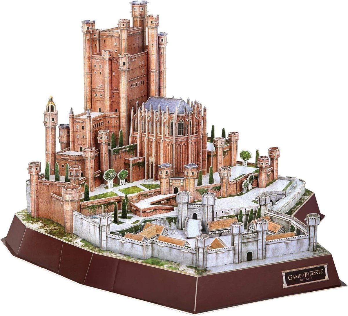 Game of Thrones Red Keep 3D Puzzle 314 Piece Model Kit No Glue - Kwikley