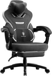 Gaming Chair Office Desk Swivel Recliner Adjustable Backrest Footrest 200lb - Kwikley