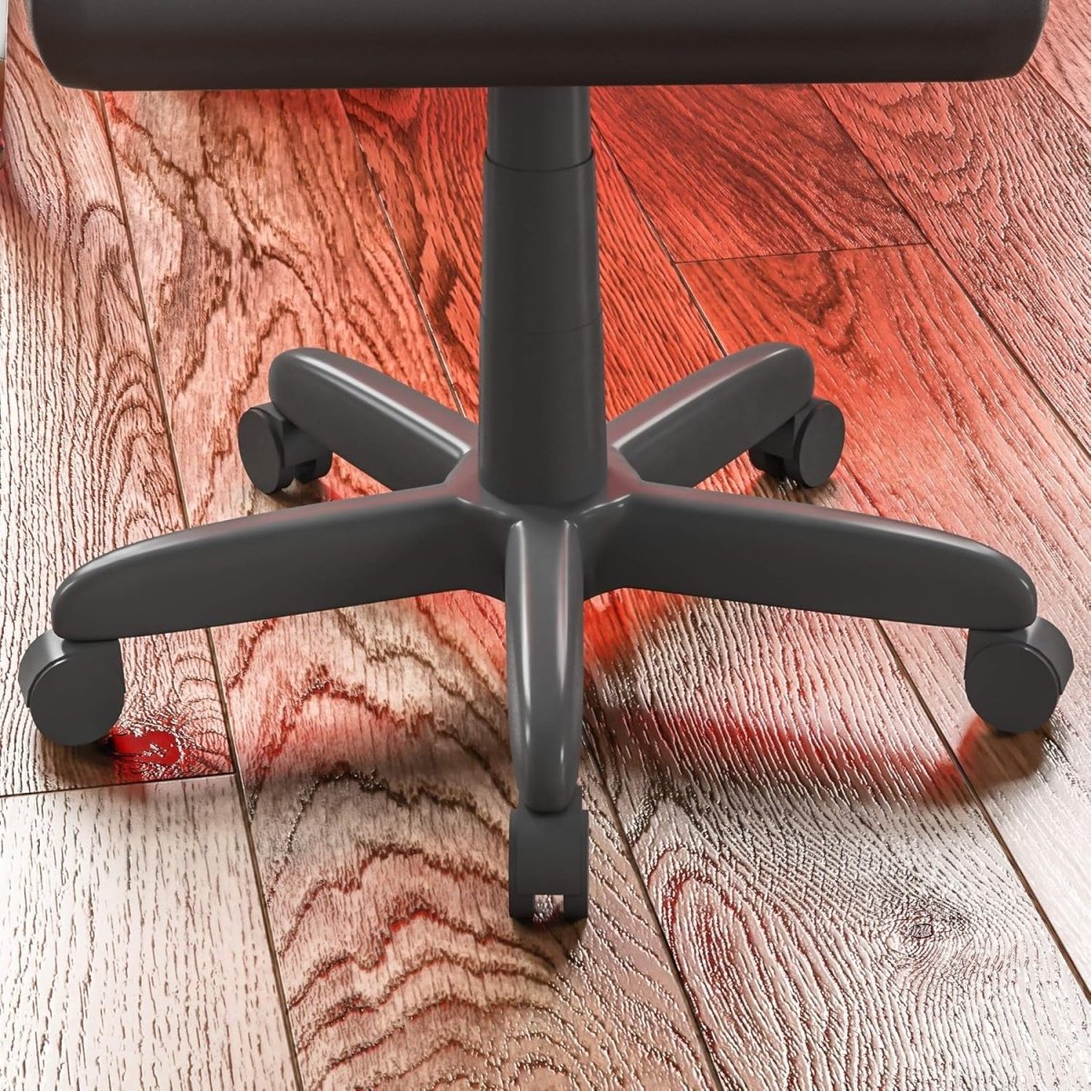 Gaming Office Chair Swivel PU Leather Executive Desk Chair Red - Kwikley