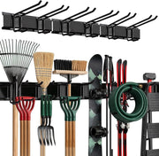 Garage Tool Organizer Wall Mount Heavy Duty Rack 300lbs Hooks - Kwikley
