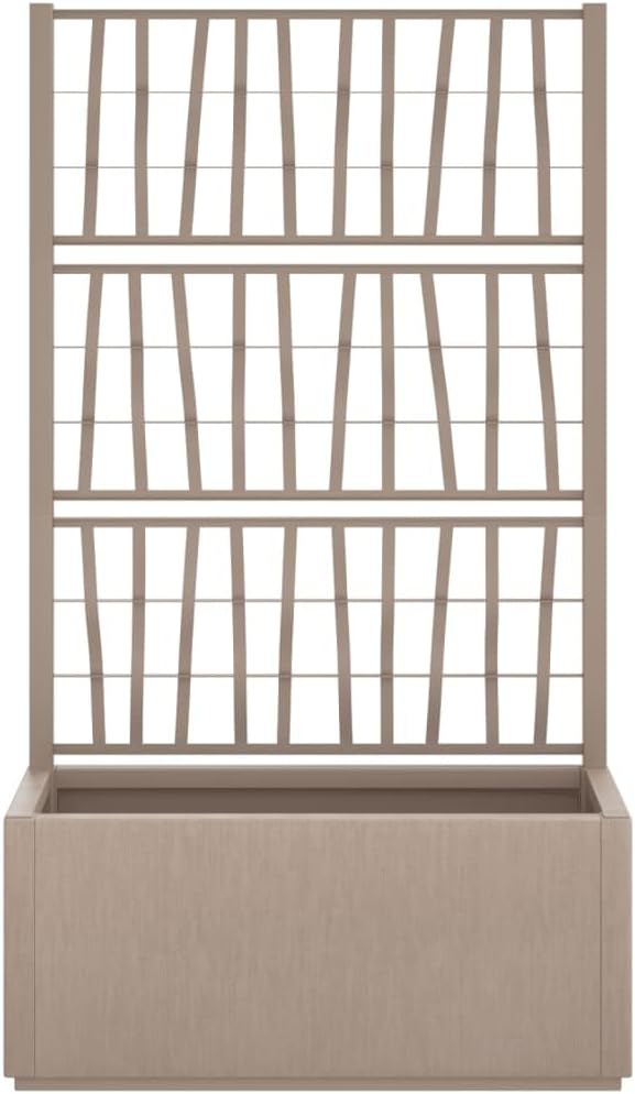 Garden Planter with Trellis 80x36x140cm Outdoor Climbing Plant Box - Kwikley