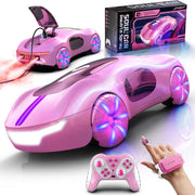 Gesture Sensing RC Stunt Car with Lights & Spray – 2.4GHz Drift Car for Kids - Kwikley
