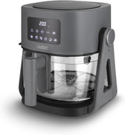 Glass Air Fryer 3 - in - 1 Grill Deep Fryer 6 Presets 360° View Low Fat - Kwikley